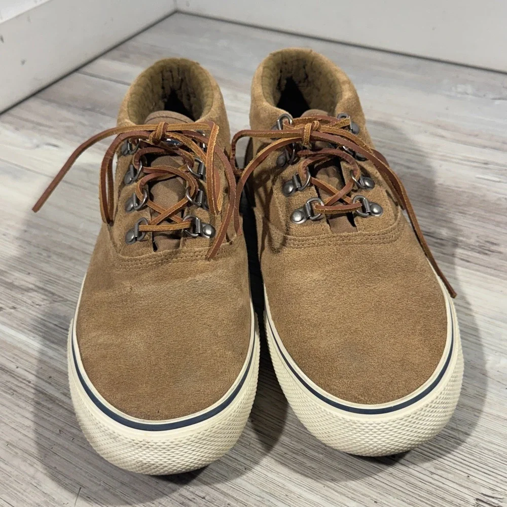 Sperry Striper Storm Chukka Men's Sz‎ 9 Waterproof, Suede Tan Boots, STS19888